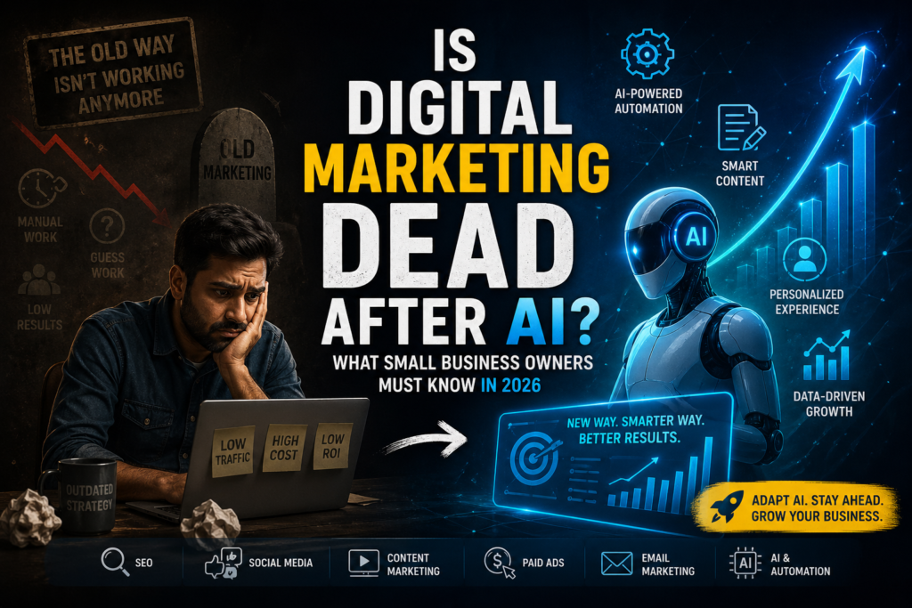 Is Digital Marketing Dead After AI? 2026 Guide for Small Businesses